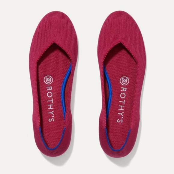 Rothy's Shoes - Rothys The Flat in Bright Red